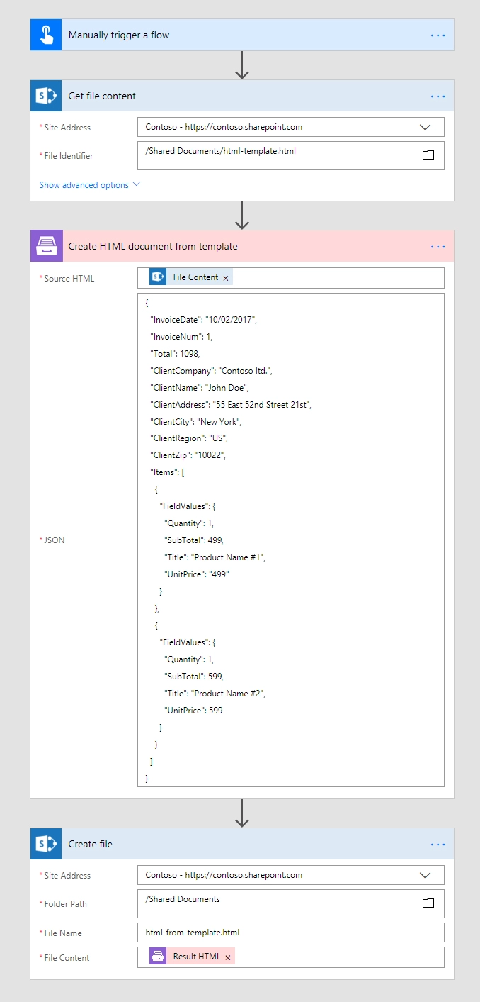 Result text file