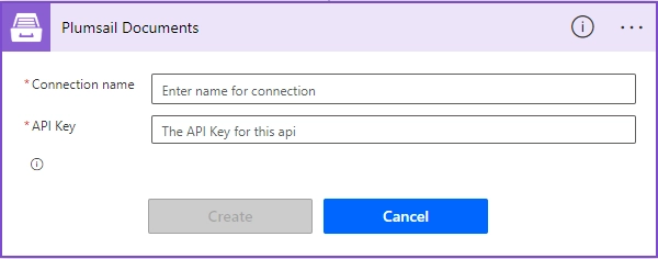 Create connection in Power Automate flow