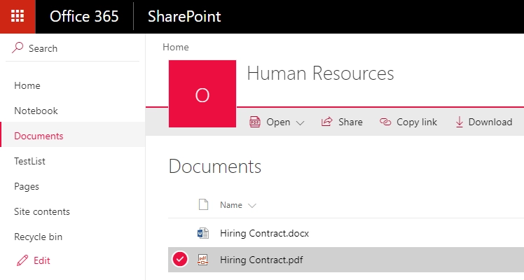 pixel perfect PDF result in OneDrive