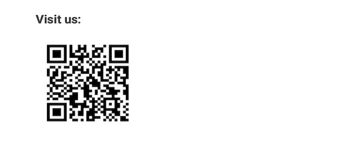 Generated document with geo QR code from Classic syntax template