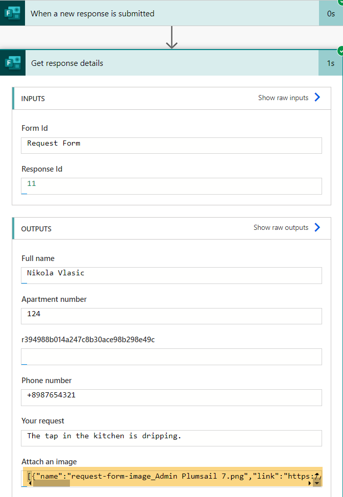 Power Automate flow