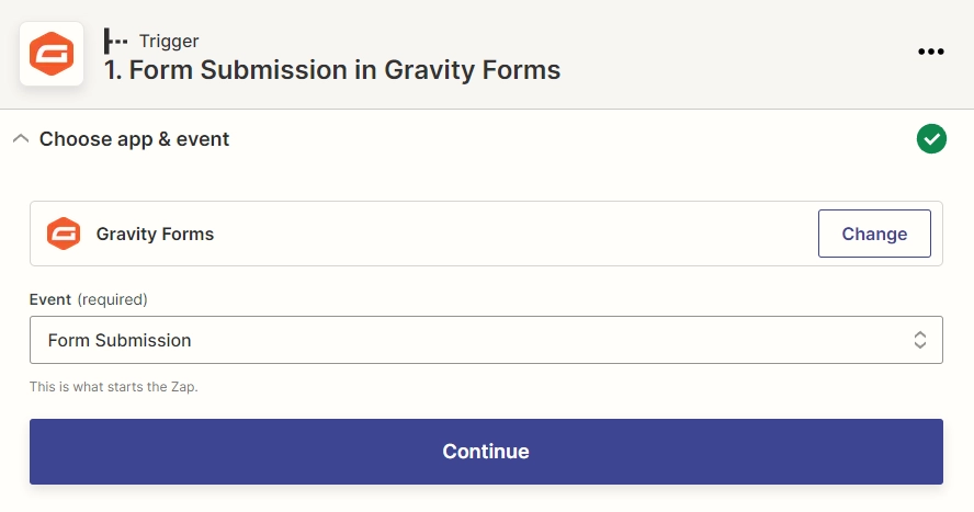 Form Submission Event in Gravity Forms