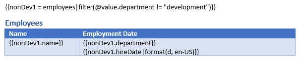 Hide table row template