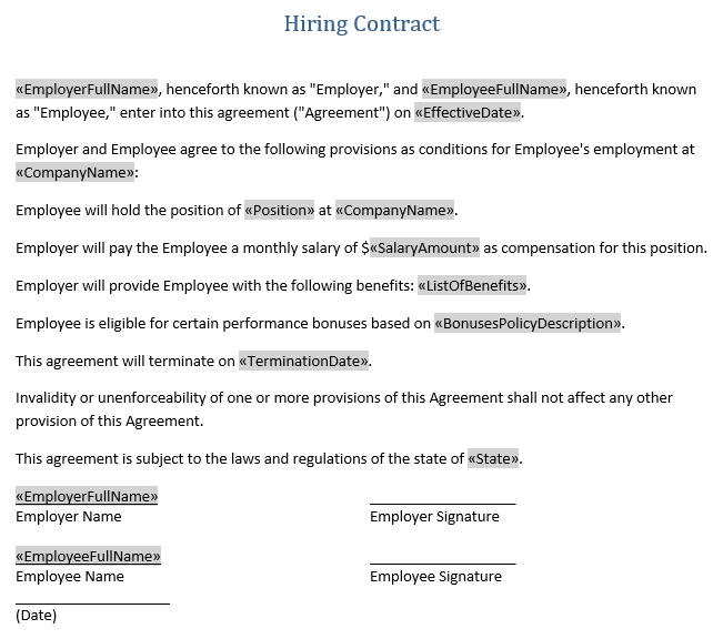 Sample document