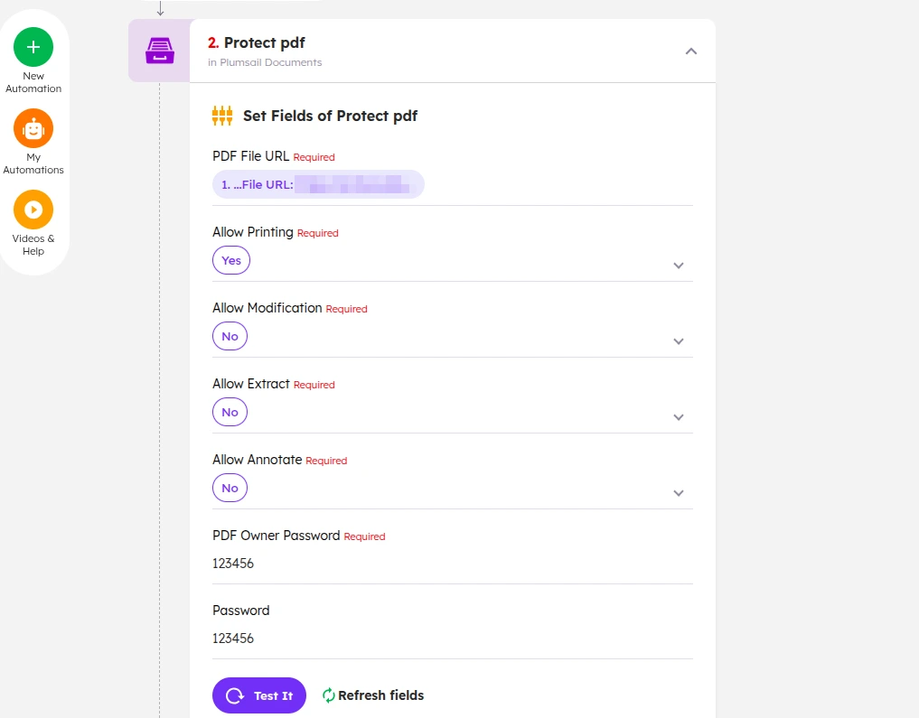 Protect PDF