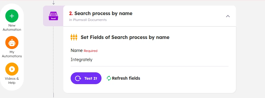 Search process