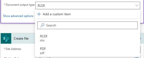 invoice-output-type