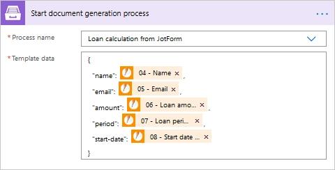Action data