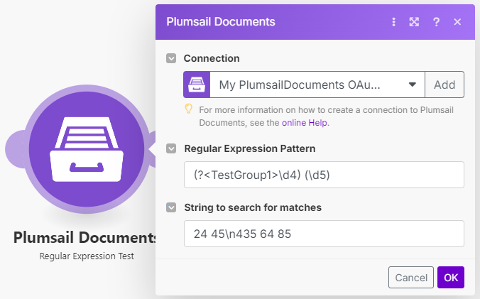 Regular Expression Test Example