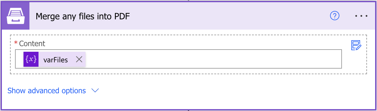Plumsail Merge PDF - content field