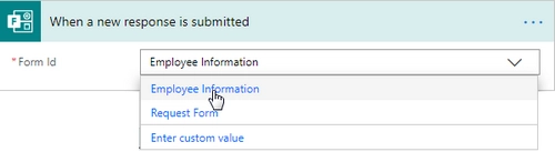 Microsoft Form trigger