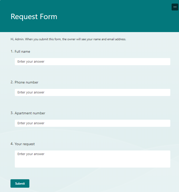 Microsoft Form