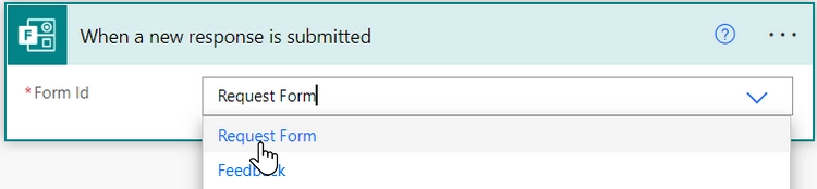 Microsoft Form trigger