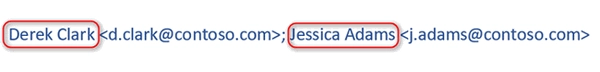 name before email