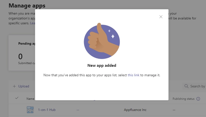 New app added