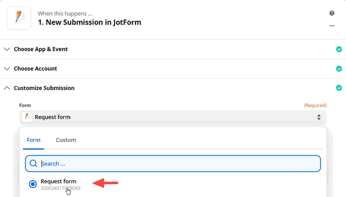 jotform trigger