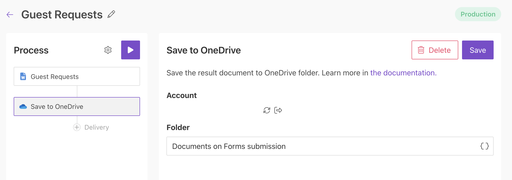 create pdf from template on form submission
