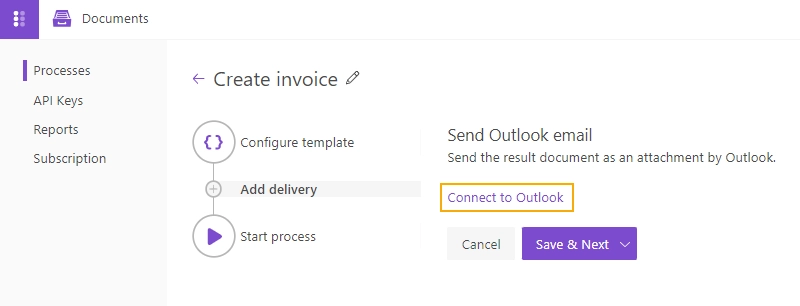 Connect to Outlook