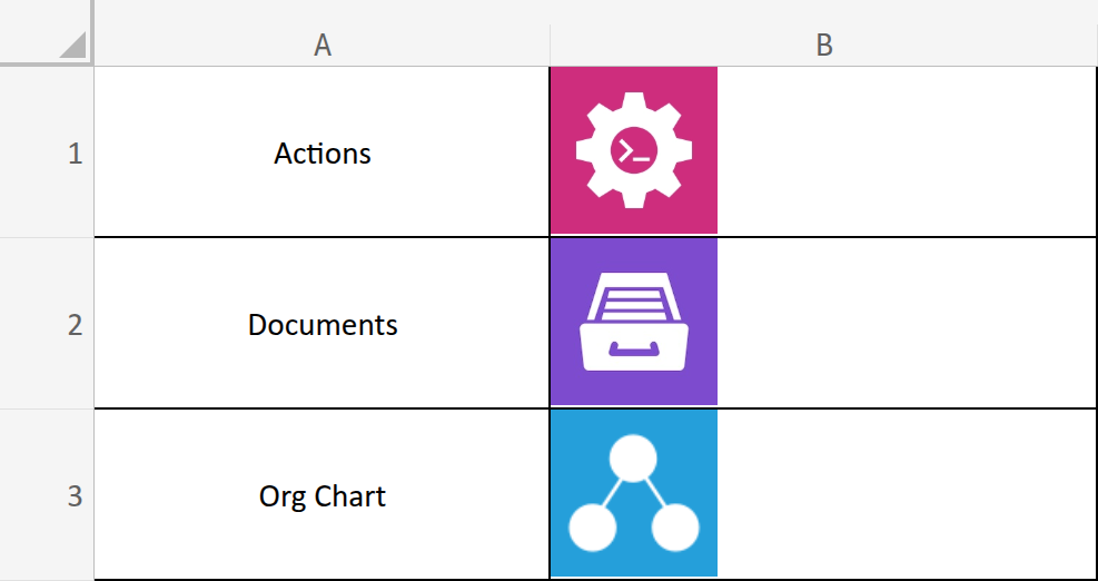 XLSX resulting document using the picture formatter to insert multiple images