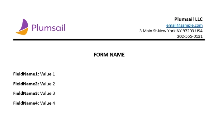 pdf from Cognito form result file
