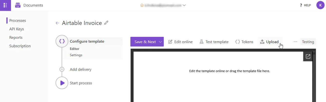 Process Editor Step