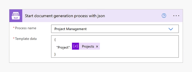 Start document generation process