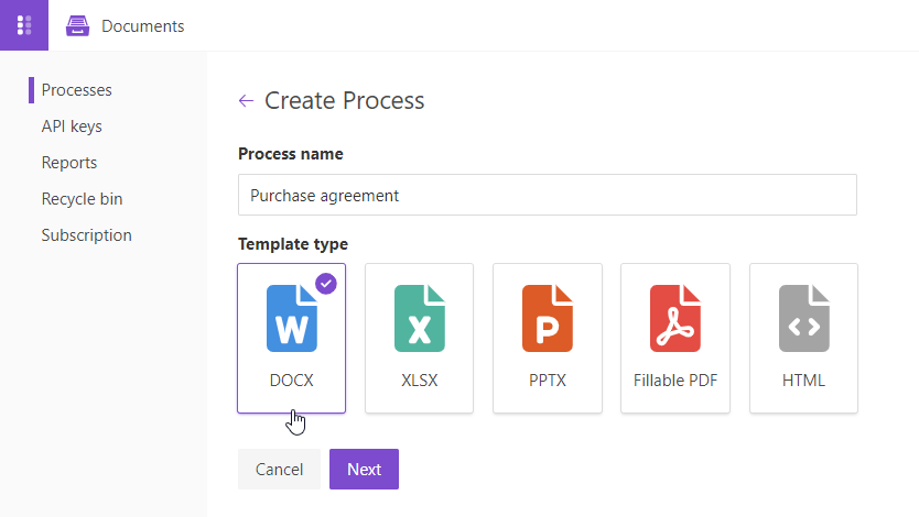create a new process