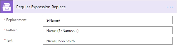 Regular Expression Replace Example