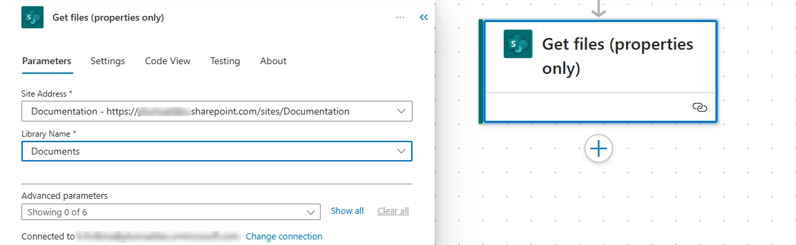 Get files (properties only)