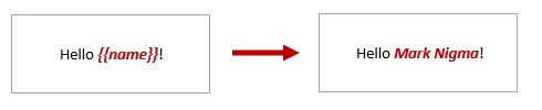 Simple document template