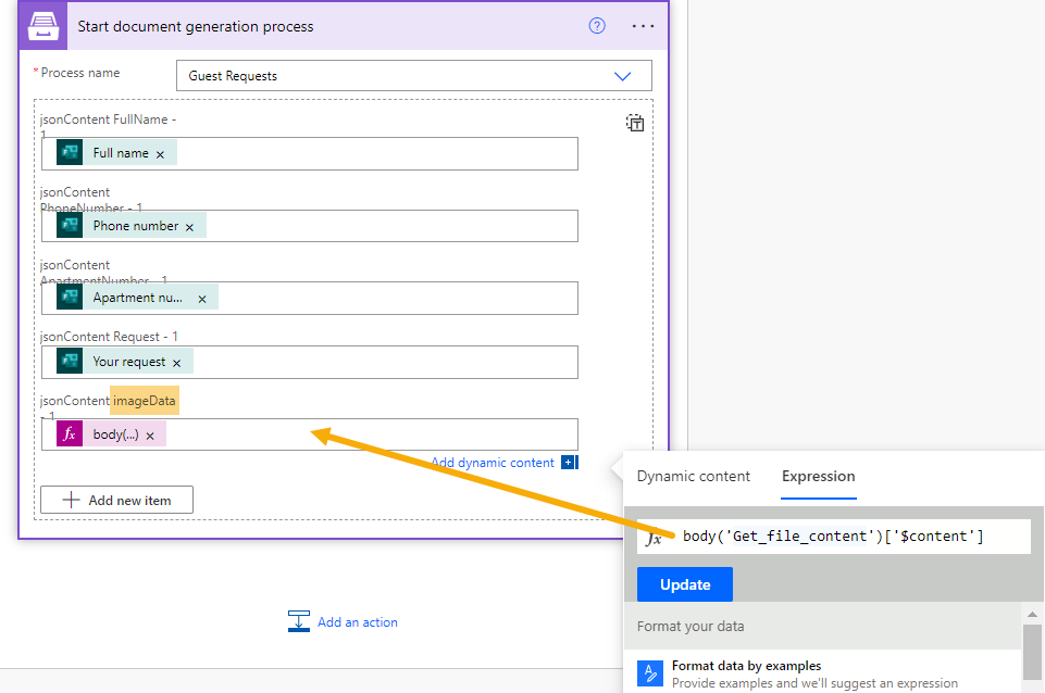 Power Automate flow