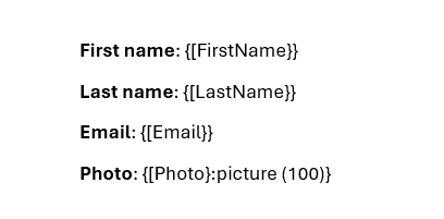 Start process template