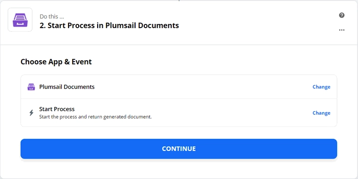 start process in plumsail documents