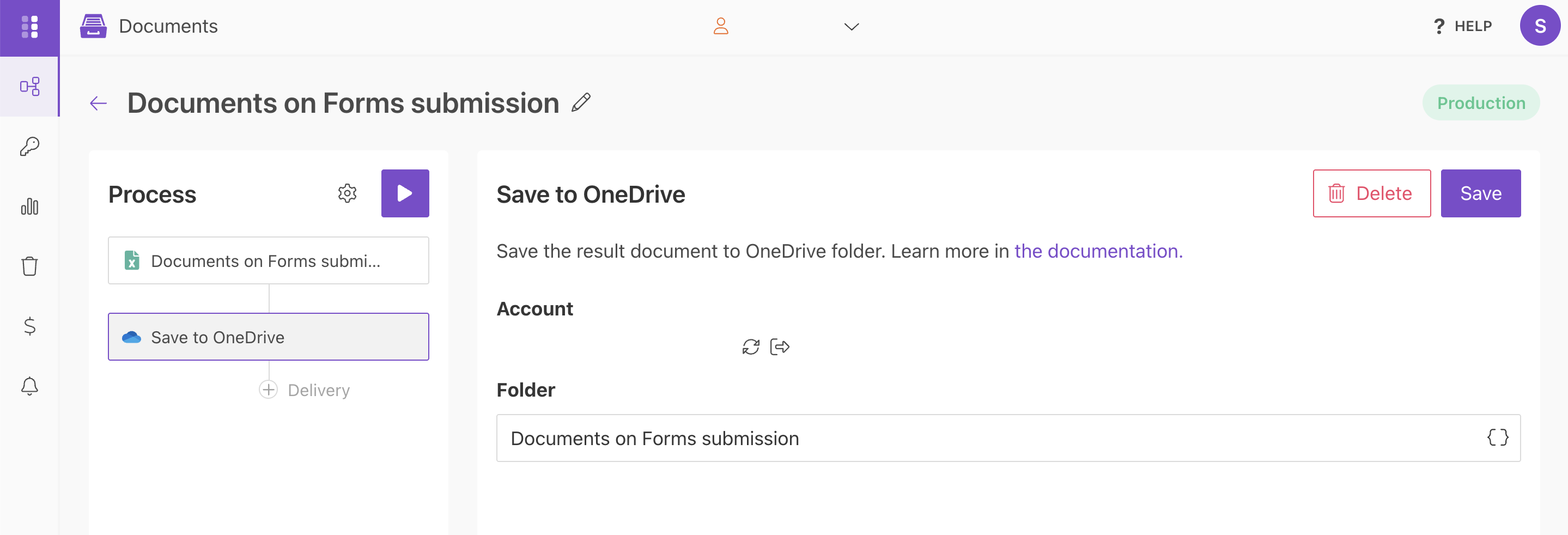 Create pdf from template on form submission