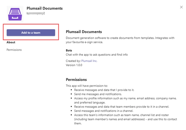 Teams add documents