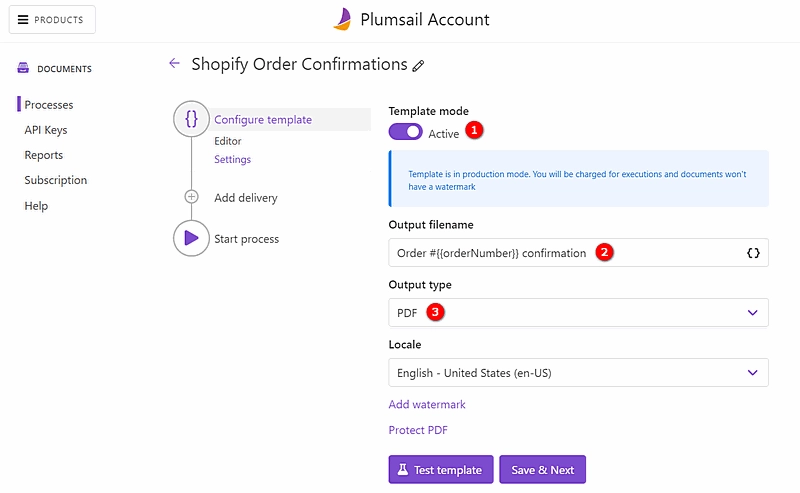 templates's setting