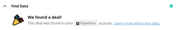 Test Pipedrive trigger