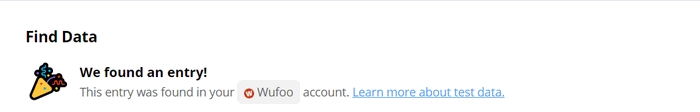 test wufoo to find data