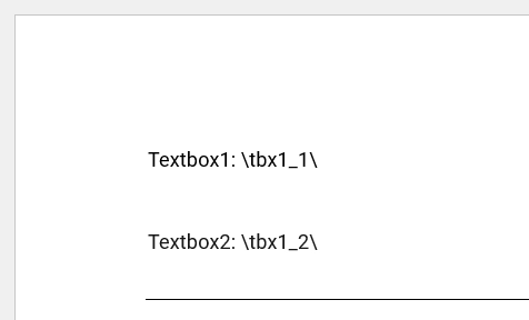 Textbox tag