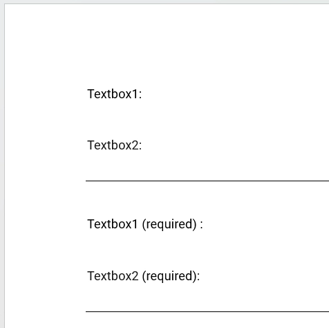 Textbox tag
