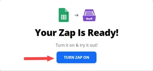 turn on zap