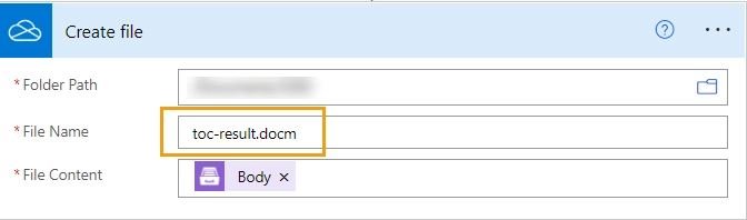 Update TOC Macros