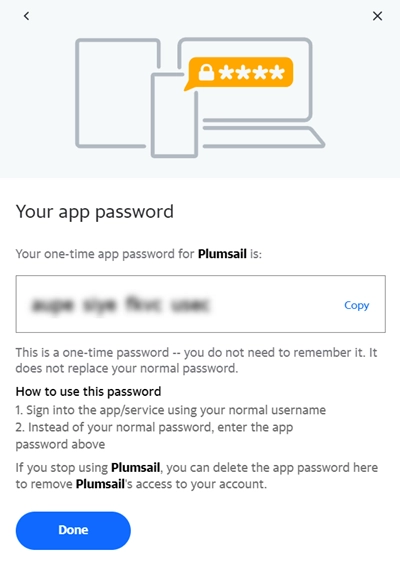 Yahoo smtp app password