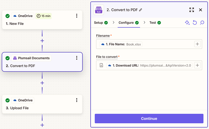 Convert to PDF Example