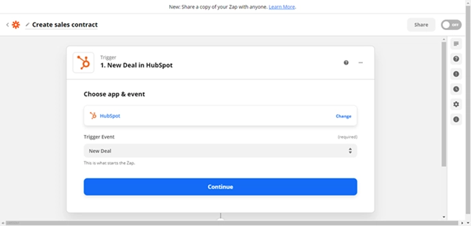 Zapier flow