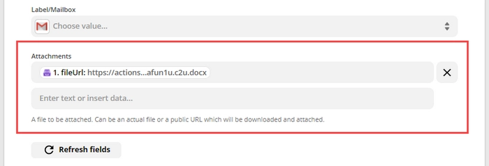 Zapier send email