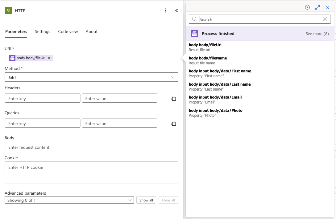 Triggers when a process is finished