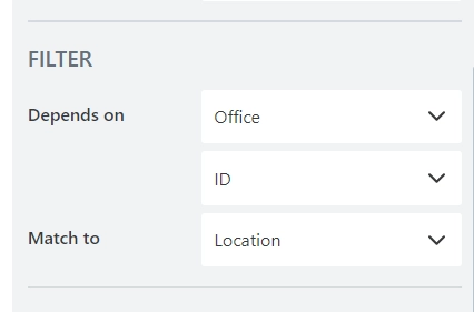 Lookup filter