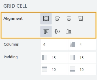 Grid Cell Alignment property