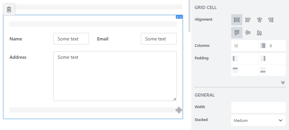 Grid container